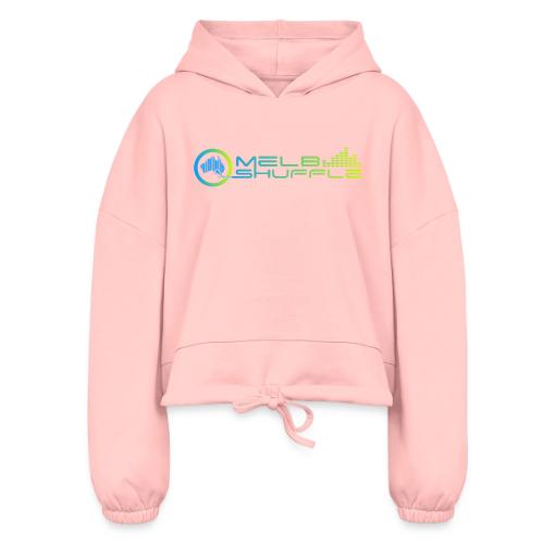 Melbshuffle Gradient Logo - Women’s Cropped Hoodie