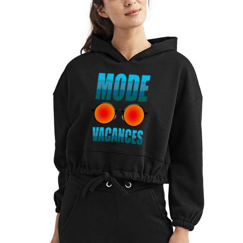 Vacation Mode Enabled - Women’s Cropped Hoodie
