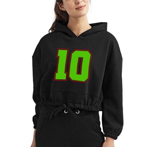 The Magic Number 10 - Women’s Cropped Hoodie