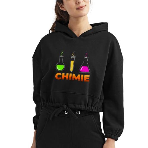 Chemistry: Moving Elements - Women’s Cropped Hoodie