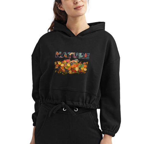 Brushed by Nature - Women’s Cropped Hoodie