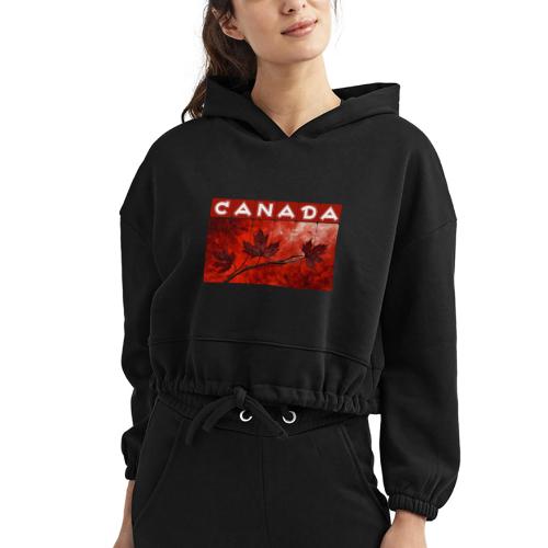 Art of Canada - Women’s Cropped Hoodie