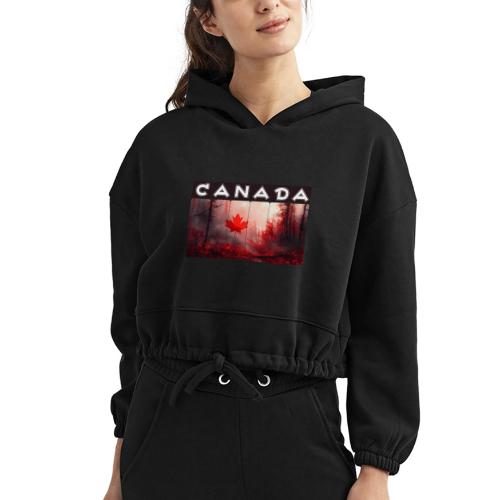 Canada Nature Vibes - Women’s Cropped Hoodie