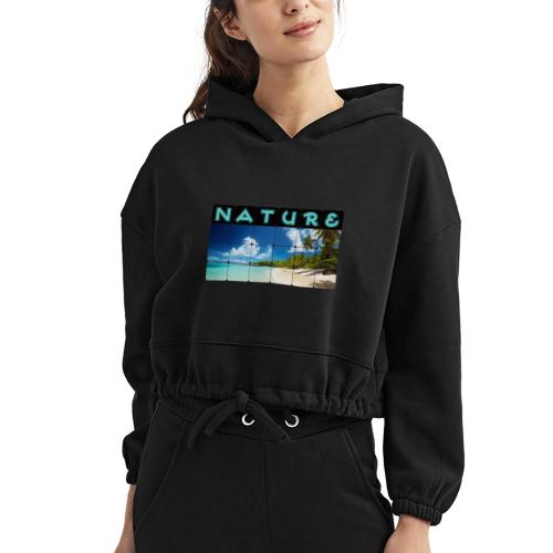 Nature: Island Bliss - Women’s Cropped Hoodie