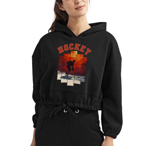 Hockey Dreams - Women’s Cropped Hoodie