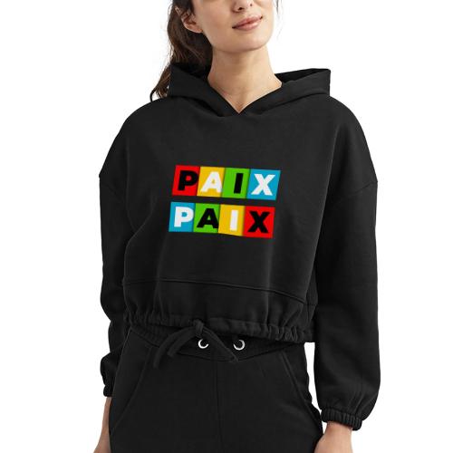 Peace in Colour - Women’s Cropped Hoodie