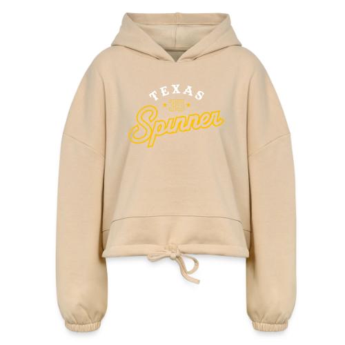 Texas Spinner - Women’s Cropped Hoodie