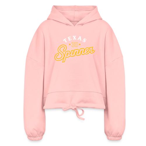 Texas Spinner - Women’s Cropped Hoodie