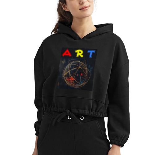 Echoes of Art - Women’s Cropped Hoodie