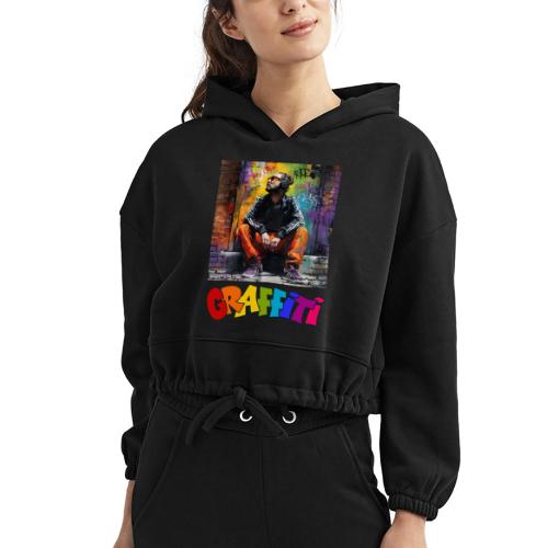 Graffiti: Urban Art - Women’s Cropped Hoodie