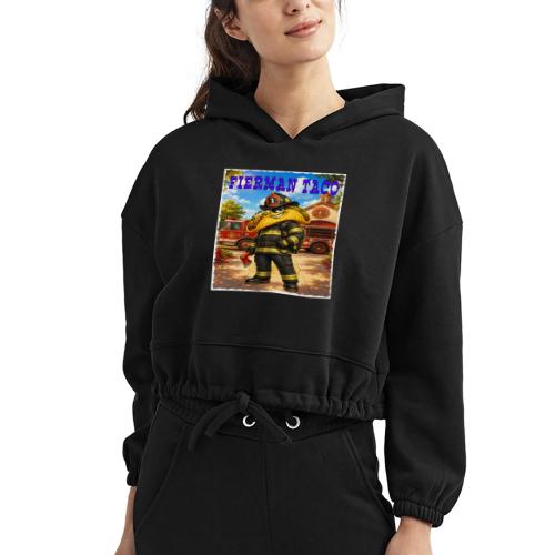 Fireman Taco - Women’s Cropped Hoodie