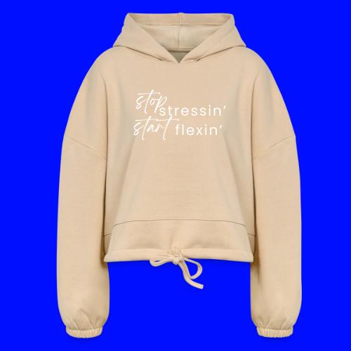 not gym therapy 1 - Women’s Cropped Hoodie