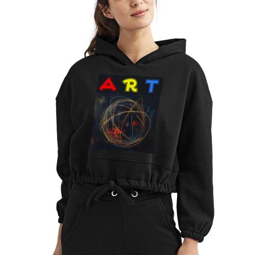 Echoes of Art - Women’s Cropped Hoodie