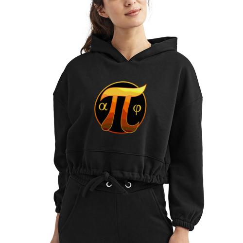 Trigonometry: Angles & Symbols - Women’s Cropped Hoodie