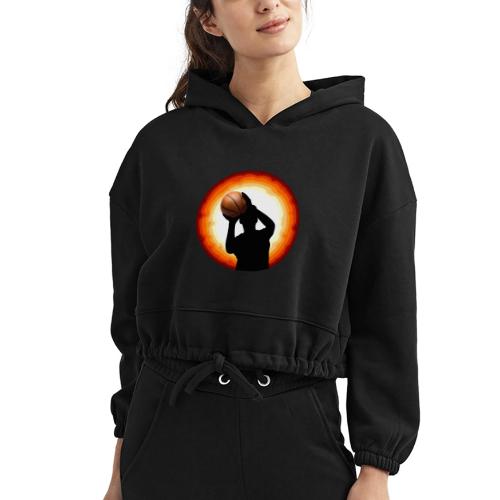 Basketball: The Art of the Shot - Women’s Cropped Hoodie