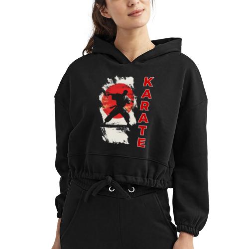 Karate: the spirit of discipline - Women’s Cropped Hoodie