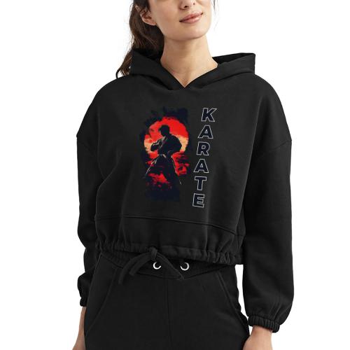Karate: the art of self-mastery - Women’s Cropped Hoodie
