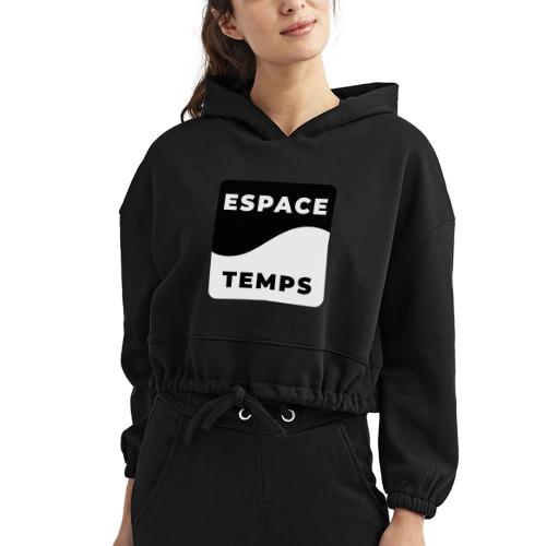 Space-Time: Distorted Reality - Women’s Cropped Hoodie