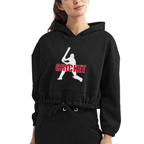Power Play Cricket - Women’s Cropped Hoodie