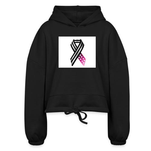 I Only Miss You When I Breathe 2 jpg - Women’s Cropped Hoodie
