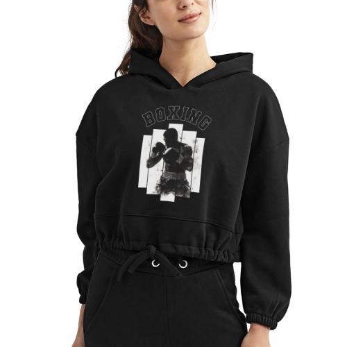 Born for Boxing - Women’s Cropped Hoodie