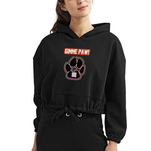 Jack-Jack’s Paw (Proceeds go to ASPCA!) - Women’s Cropped Hoodie