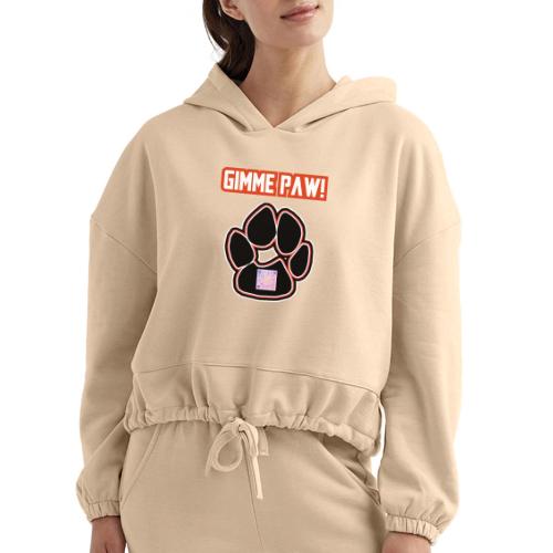Jack-Jack’s Paw (Proceeds go to ASPCA!) - Women’s Cropped Hoodie