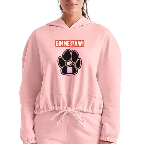 Jack-Jack’s Paw (Proceeds go to ASPCA!) - Women’s Cropped Hoodie