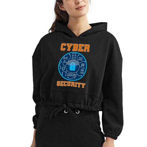 Cycer security: Secure by Design - Women’s Cropped Hoodie