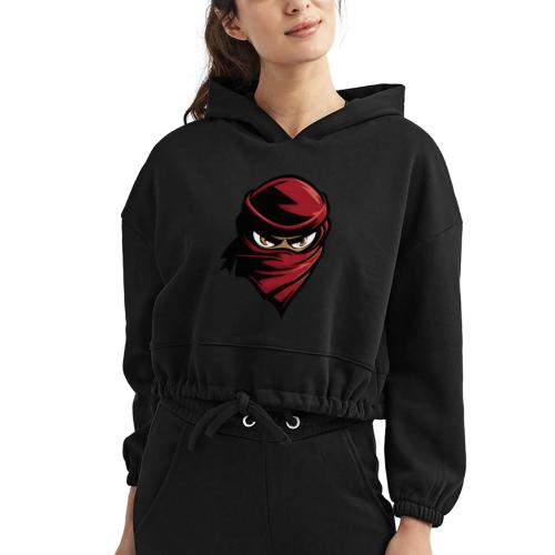 Scarlet Shadow Ninja - Women’s Cropped Hoodie