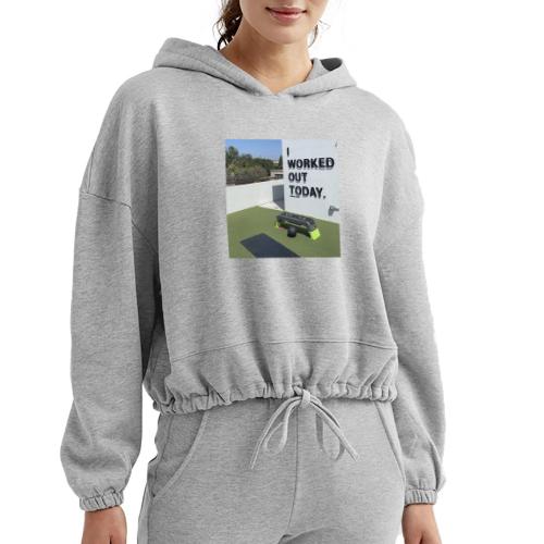 D17F58E8 724E 4980 906F 2BC5DF1F7B58 - Women’s Cropped Hoodie