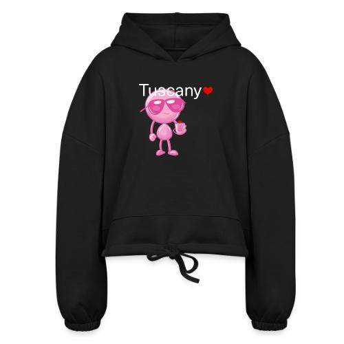 Smoon City_Tuscany Pink - Women’s Cropped Hoodie