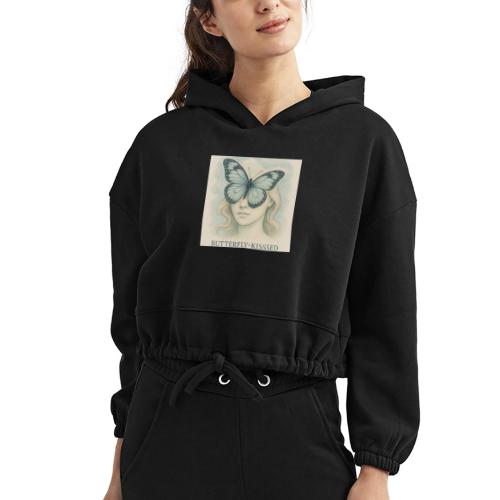Butterfly kisses Hue - Women’s Cropped Hoodie