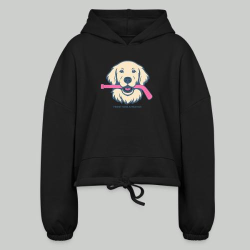 GOLDEN RETRIEVER HOCKEY DOG - Women’s Cropped Hoodie