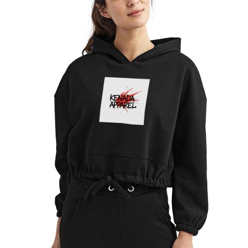 Kenada Apparel graffiti splash - Women’s Cropped Hoodie
