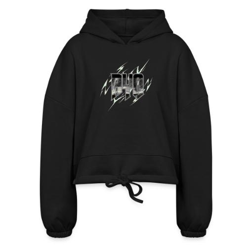 Ayo's Gray - Women’s Cropped Hoodie