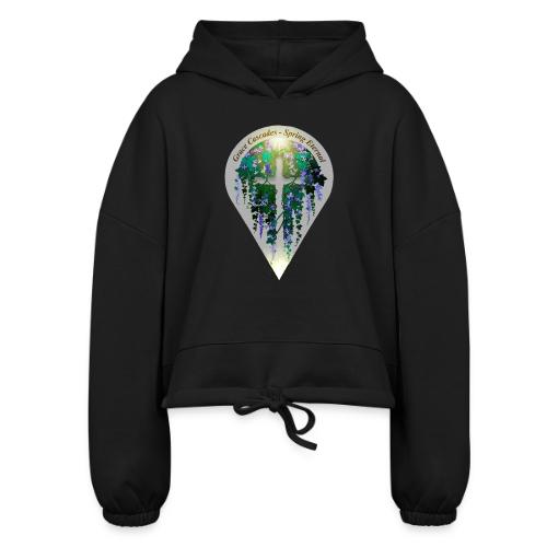 Easter Grace Cascades Vine T Shirt, Renewal Gift - Women’s Cropped Hoodie