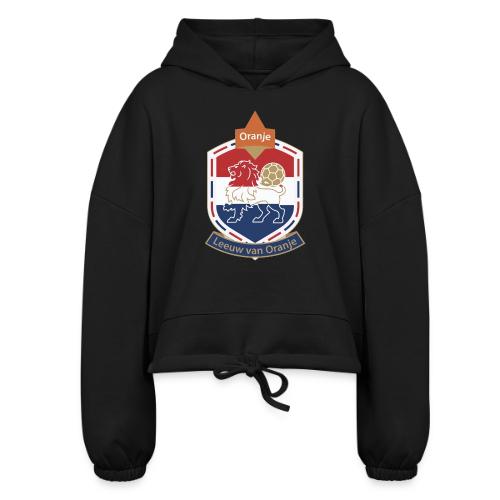 Netherlands Lion Crest T-Shirt, Dutch Badge Gift - Women’s Cropped Hoodie