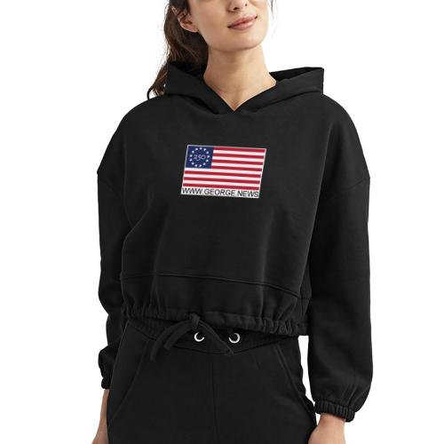 GEORGE 250 PATCH - Women’s Cropped Hoodie