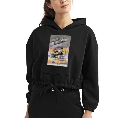 Jonathan Davenport DLM Eldora Speedway 2025 - Women’s Cropped Hoodie