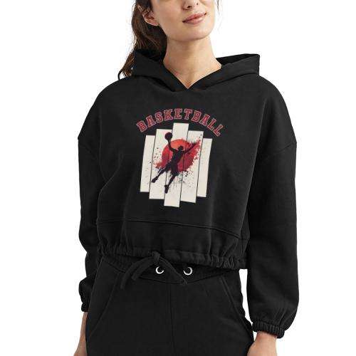 Basketball Energy - Women’s Cropped Hoodie