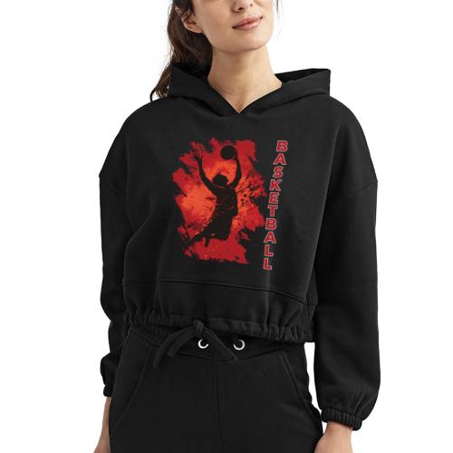 Basketball Soul - Women’s Cropped Hoodie
