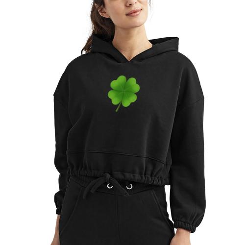 Four leaf clover - Women’s Cropped Hoodie