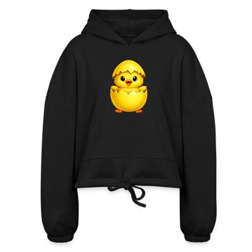 Easter Chick yellow - Women’s Cropped Hoodie