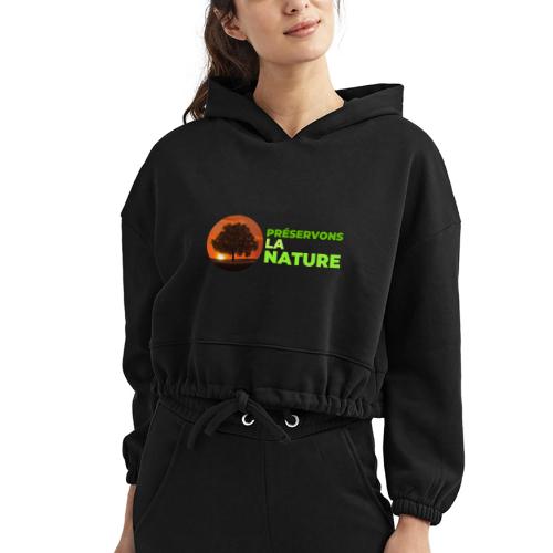 Nature protection - Women’s Cropped Hoodie