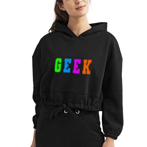 Certified Geek Mode - Women’s Cropped Hoodie