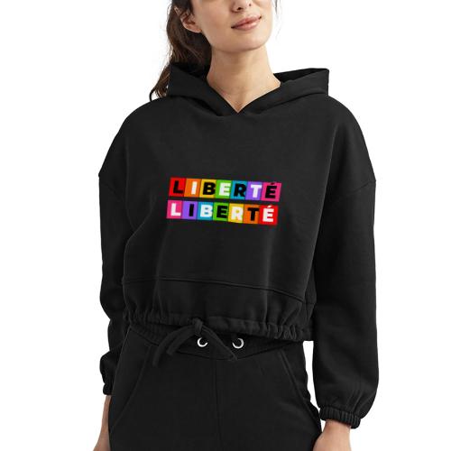 Freedom in colour - Women’s Cropped Hoodie