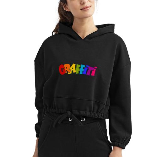 Graffiti - Women’s Cropped Hoodie
