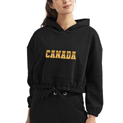 Canada - Women’s Cropped Hoodie