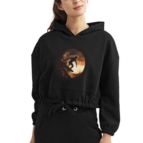 Surfing Spirit - Women’s Cropped Hoodie